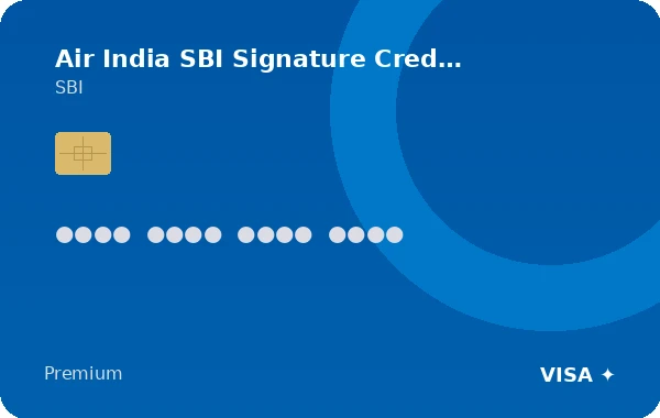 Air India SBI Signature Credit Card card