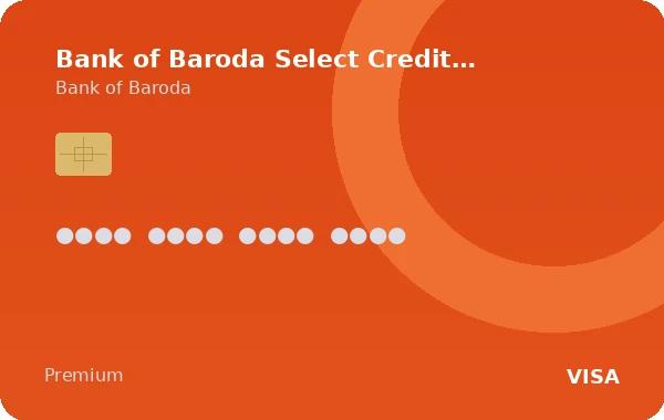 Bank of Baroda Select Credit Card card