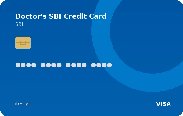 Doctor's SBI Credit Card card