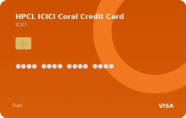 HPCL ICICI Coral Credit Card card