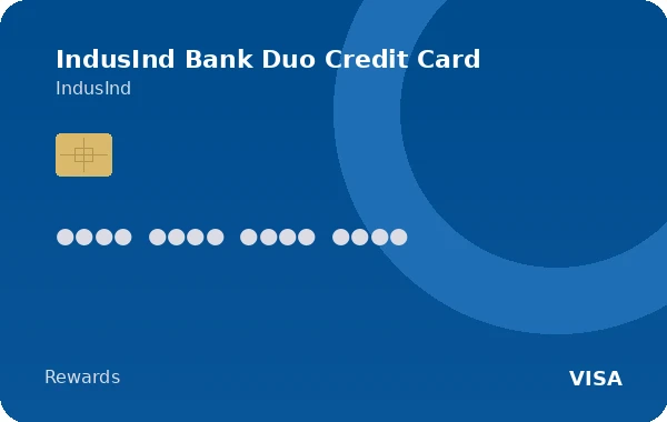 IndusInd Bank Duo Credit Card card