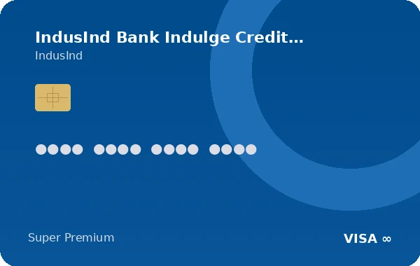 IndusInd Bank Indulge Credit Card card