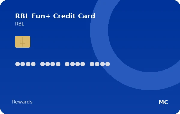 RBL Fun+ Credit Card card