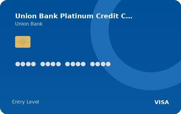 Union Bank Platinum Credit Card card